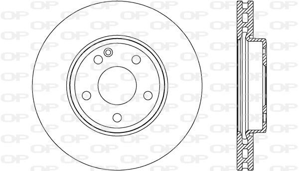 OPEN PARTS Тормозной диск BDR2701.20